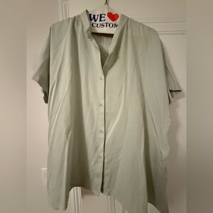 Uniqlo Light Green Blouse